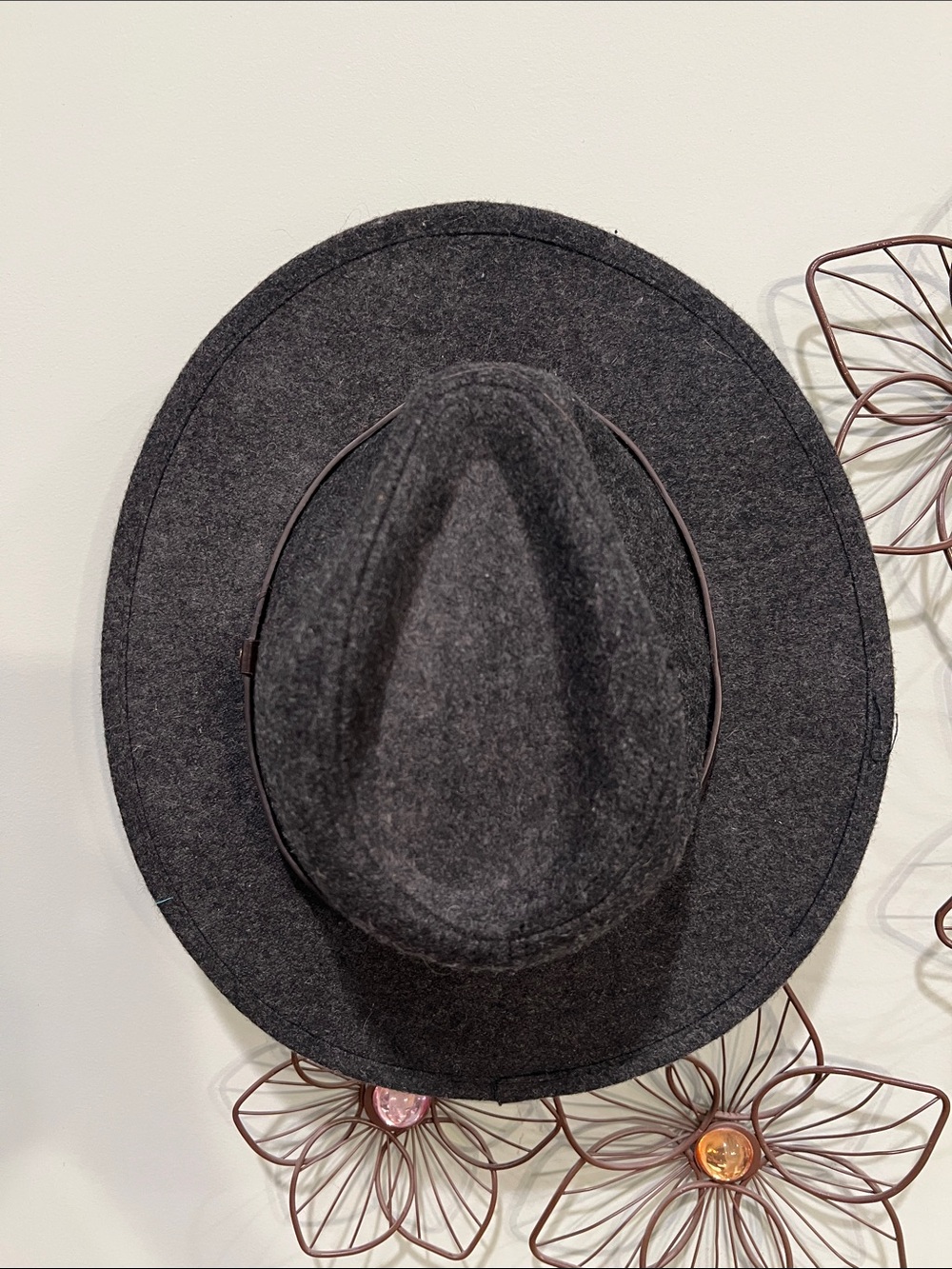 GAP Kids Charcoal Gray Felt Fedora Hat